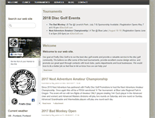 Tablet Screenshot of fireflydiscgolf.com